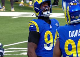 Desjuan Johnson's relentless effort nets 8-yard sack for DE's first of season