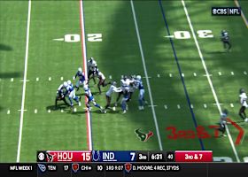 Colts collapse pocket and crush Stroud for massive sack