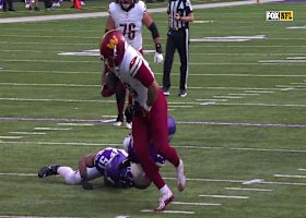 Chris Rodriguez refuses to go down on strong 15-yard pickup