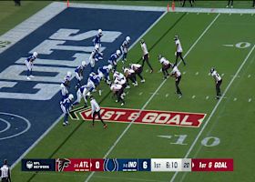 Tyler Allgeier's fifth TD of 2025 ties Falcons-Colts game at 6-6