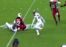 Jonah Elliss sheds blocker with ease on tackle for loss