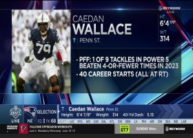 Patriots select Caedan Wallace with No. 68 pick in 2024 draft