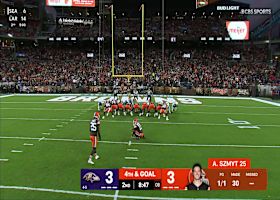 Szmyt's second FG puts Browns up 6-3