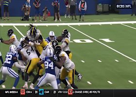 Najee Harris channels LaDainian Tomlinson on leap over the line for conversion