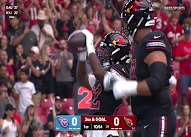 Cards open the scoring early against Titans with Michael Carter's first TD of 2025