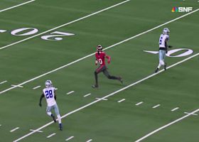 Baker Mayfield's deep pass goes over 60 yards in air for incompletion