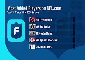 Projections for Week 4 waiver wire top adds| 'NFL Fantasy Live'
