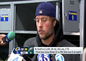 Stafford: 'I'm proud of the way we battled'