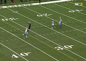 Devaughn Vele LEAPS UP to snag 17-yard strike from Shough