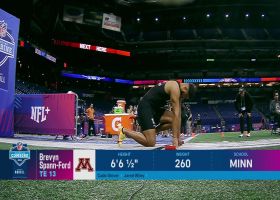 Brevyn Spann-Ford runs official 4.77-second 40-yard dash at 2024 combine