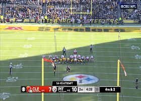 Chris Boswell's 35th made field goal of 2024 comes from 54 yards out