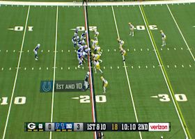 Richardson's play-action bootleg pass pinpoints Anthony Gould for 9-yard gain