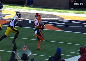 Can't-Miss Play: 53-yard run! Chase Brown's long dash vs. Steelers ends just shy of pylon