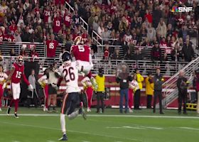 Purdy's 25-yard loft to Robinson gets 49ers to doorstep of goal line