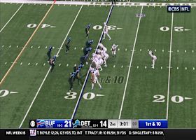 Josh Allen slips out of sack locate Keon Coleman for 64-yard gain