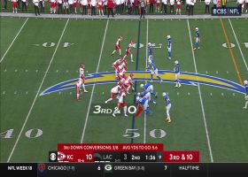 Alohi Gilman's second INT of season comes via Gabbert's errant deep launch