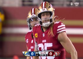 Purdy's 33-yard connection with Kittle gets 49ers into Rams territory quickly