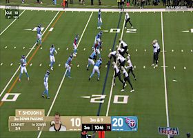 Shough's red zone strike to Olave times Saints' deficit to 20-16