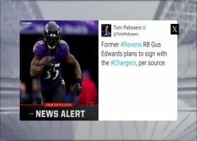 Pelissero: Chargers agree to terms with ex-Ravens RB Gus Edwards | 'Free Agency Frenzy'