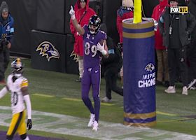 Lamar Jackson's third TD pass of day pinpoints Andrews for go-ahead score