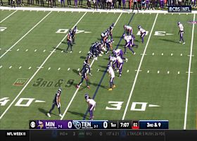 Levis' 21-yard pass to Ridley comes with Byron Murphy Jr. in tight coverage