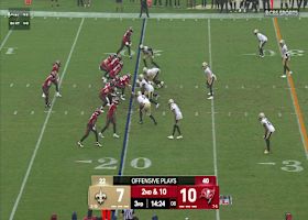 Godwin's sliding catch gains 12 yards