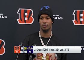 Ja'Marr Chase recaps historic performance vs. Ravens in Week 10