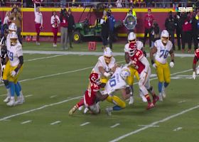 Tershawn Wharton secures Chiefs' first sack of Herbert on 'SNF'