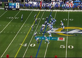 Herbert unloads to a streaking Lambert-Smith for a 29-yard sideline strike