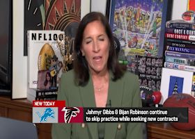 Jahmyr Gibbs and Bijan Robinson continue to skip practice amid contract talks | 'The insiders'