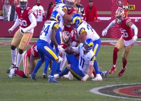 Replay overturns Wentz's improvised flip into 49ers' fourth-down sack