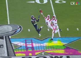 Can't-Miss Play: Christian Gonzalez goes airborne in full extension PBU on 52-yard pass to Shaheed