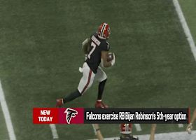 Falcons exercise Bijan Robinson's fifth-year option | 'The Insiders'