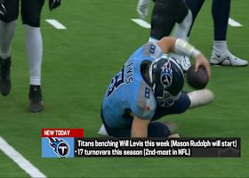 Titans benching Will Levis for Mason Rudolph vs. Colts