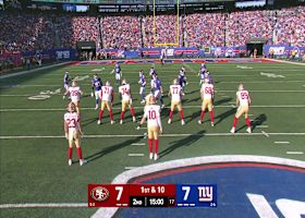 Mac Jones high points Kendrick Bourne for 21-yard connection