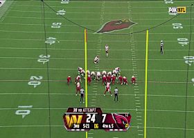 Austin Seibert's 38-yard FG boosts Commanders' lead to 27-7 over Cardinals