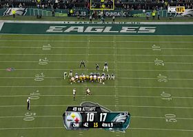 Boswell's 49-yard FG cuts Eagles' lead to 17-13