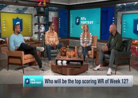 Predicting top-scoring WRs of Week 12 | 'NFL Fantasy Live'
