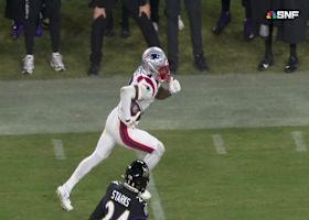 Diggs beats a Raven for 21-yard sideline dash via Maye dot