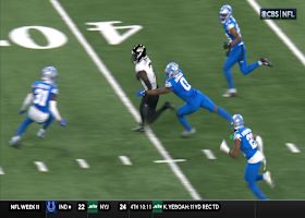 Brian Thomas Jr. flashes his speed on 23-yard catch and run vs. Lions