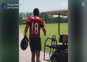 First look: Caleb Williams in his No. 18 jersey at Bears rookie minicamp