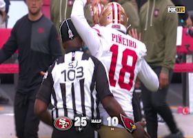 Eddy Pineiro ends first half with second FG in final minute