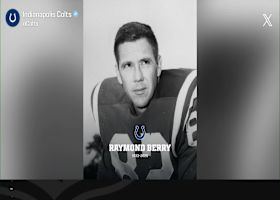 The Colts honor the memory of Hall of Fame WR Raymond Berry