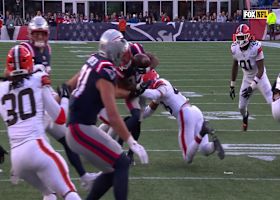 Devin Bush recovers TreVeyon Henderson's red-zone fumble