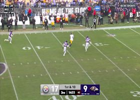 Rodgers' 41-yard completion to DK Metcalf gives Steelers red-zone access early in third quarter