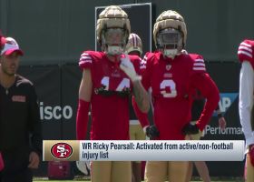 Pelissero: 49ers have activated Ricky Pearsall (hamstring) from non-football injury list | 'Inside Training Camp Live'