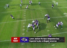 Lamar Jackson (toe) expected to start vs. Bengals | 'The Insiders' 