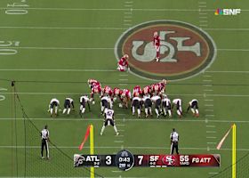 Eddy Piñeiro's 55-yard FG boosts 49ers' lead to 10-3 vs. Falcons