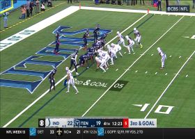 Landry and Key combine for sandwich sack of Minshew in red zone