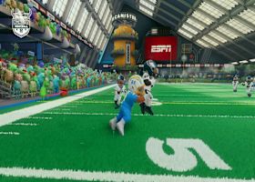 Jackson's 'Googly-Bear' glue-grab INT steals ball for Philly